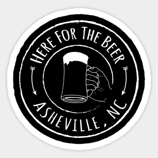 Asheville Beer - WO 06 Sticker